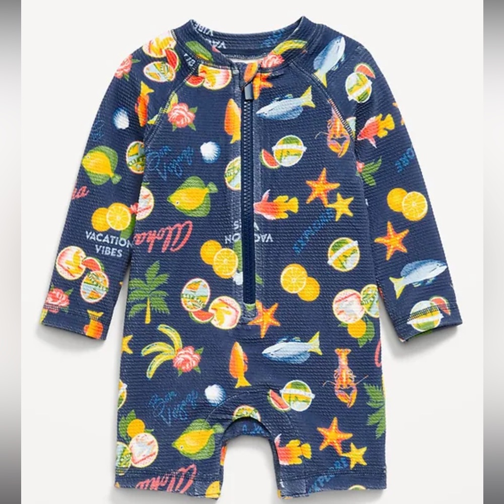 NWT Old Navy baby rashguard swimsuit